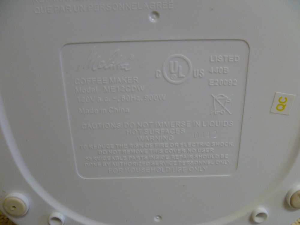 Vintage Melitta 12-Cup Digital Programmable Coffee Maker - ME12CDW