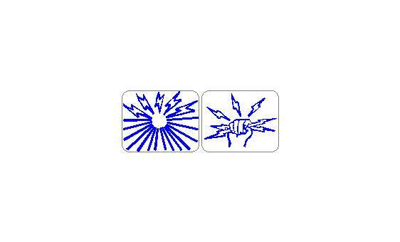 Williams FLASH Pinball Machine Spinner Decal Set