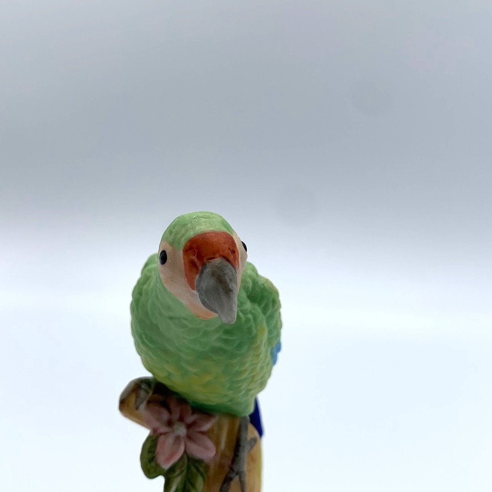 Parrot Figurine Vintage Minature