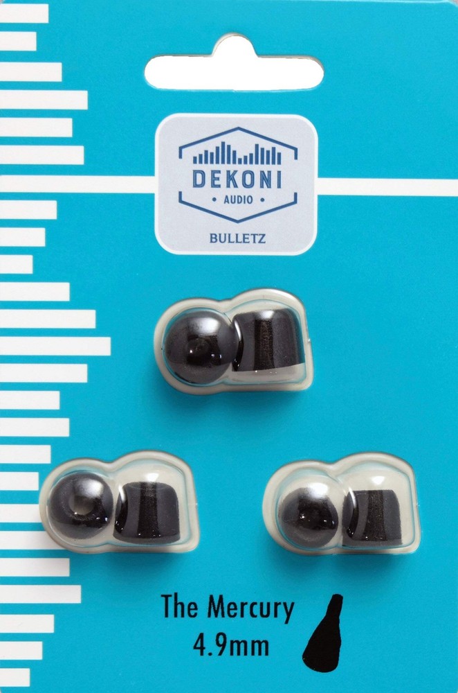 Mercury Bulletz Premium Memory Foam Ear Tips | Replacement Small, Three Pack
