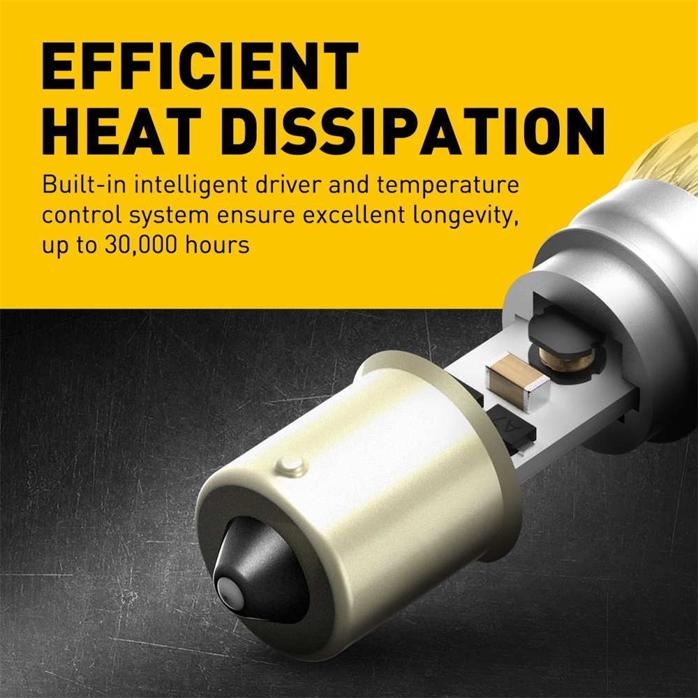 Bright White LED Turn 1156 Signal Bulbs Light Backup Lamp Reverse Canbus 2/10x