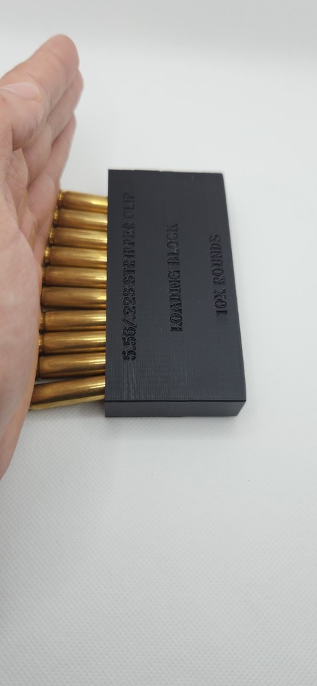 5.56/.223 Stripper Clip Loader Blocks (2 Pack) + 6 Clips - Rapid Magazine Loader