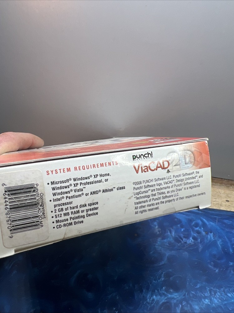 Viacad 2D Software - PC / MAC - Punch Software - Brand New