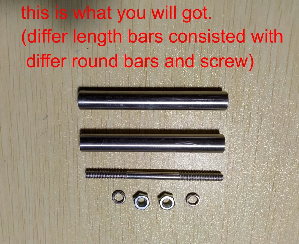 Adjustable round bars