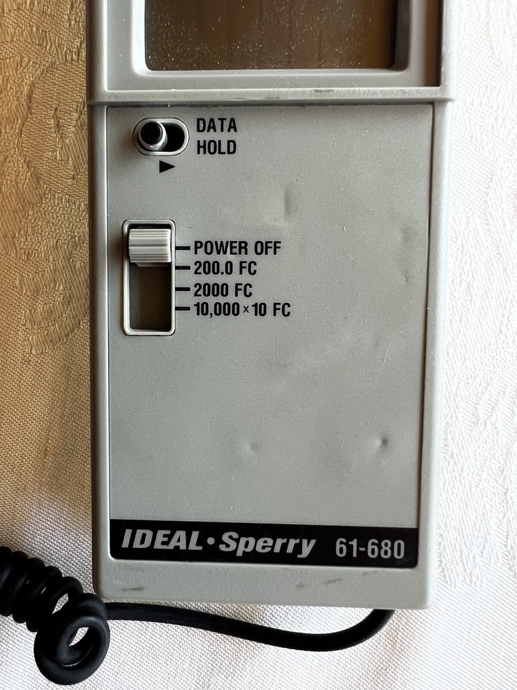 Ideal Sperry 61-680 Light Meter Manual Original Holding Case Analog
