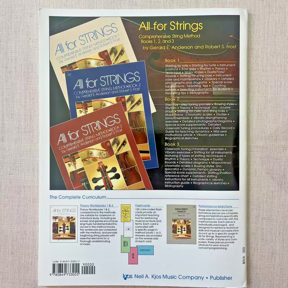 All For Strings Viola:Book 3, Comprehensive String Method - 80VA-550