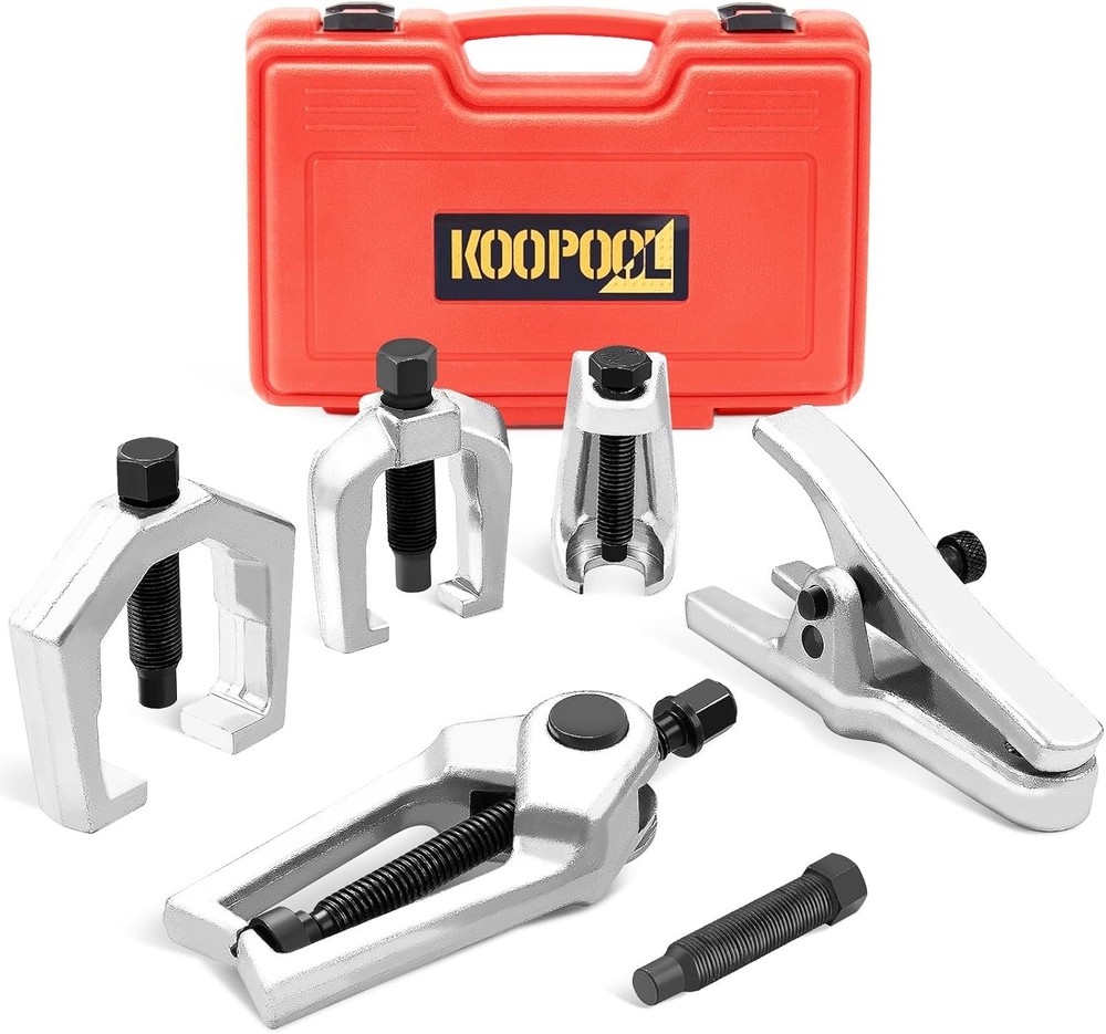 5-in-1 Front End Service Tool Set Ball Joint Separator Pitman Arm Tie Rod Puller