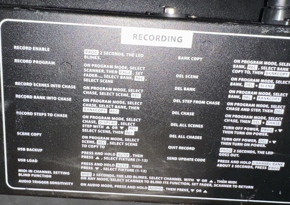 ADJ DMX OPERATOR 512 - 192 Channels Controller For Stage Lighting MOBILE DJ
