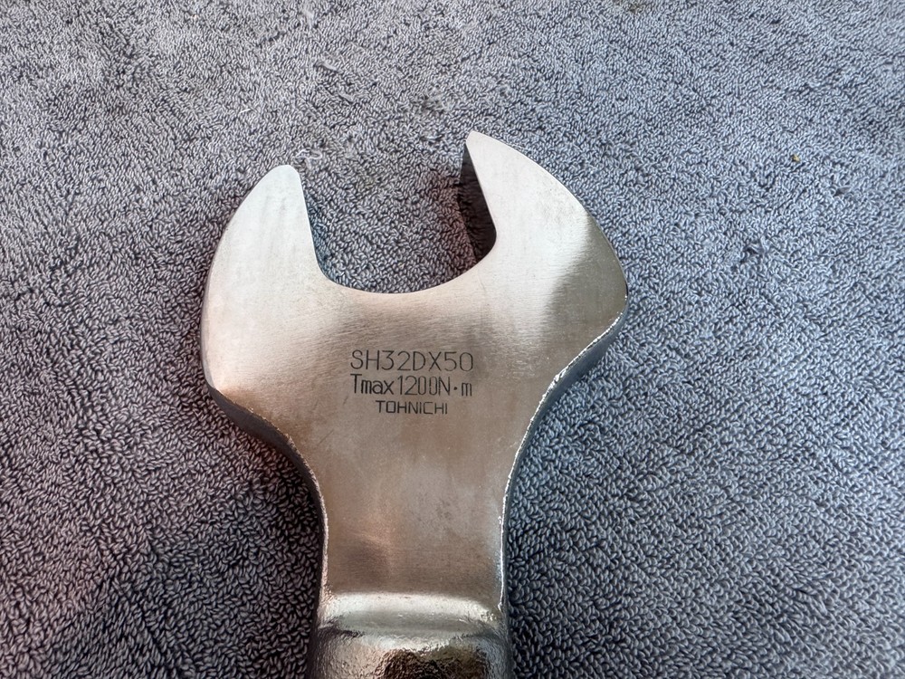 NEW - Genuine TOHNICHI 50mm Torque Head (SH32DX50) Interchangeable, Open Spanner