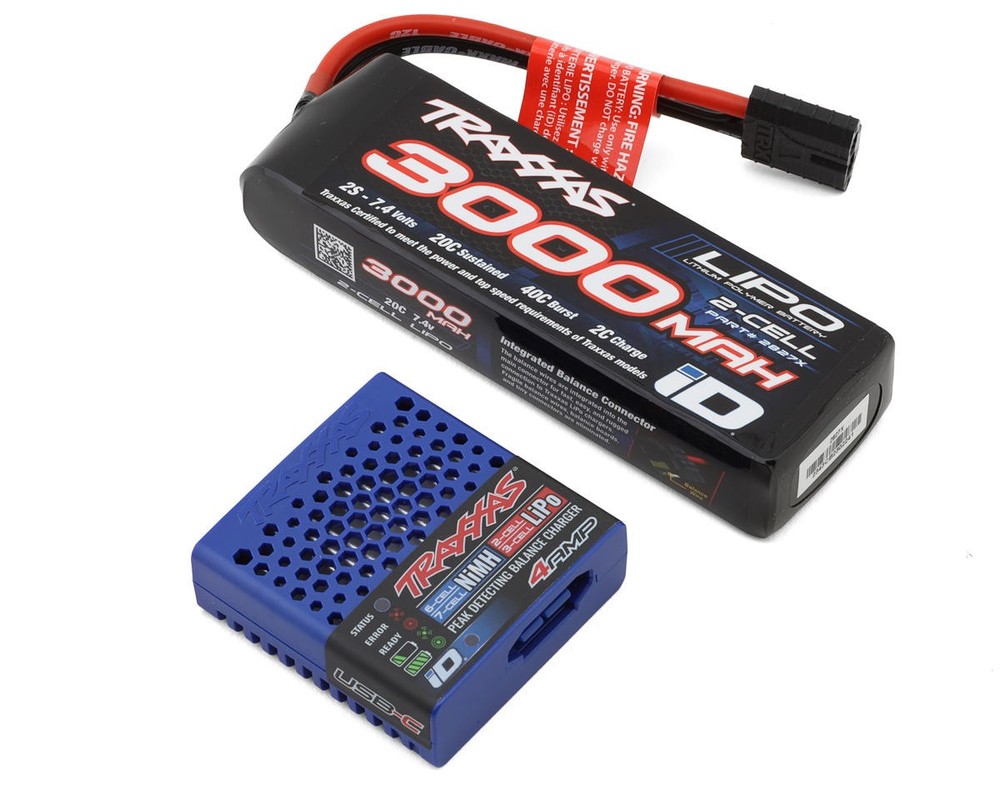 Traxxas 2S Battery/Charger Completer Pack [TRA2985-2S]