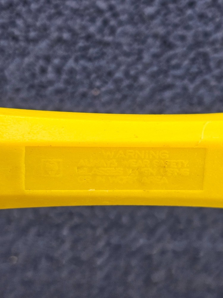 Heavy Duty Black & Yellow Claw Hammer