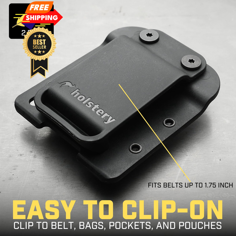 Holstery DriverMaster | Clip-On Tool Belt Drill Holder - Simple Hook Holster...