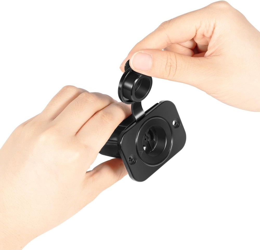 Replace for Scotty #2126 Depthpower Marinco Electric Socket , Black