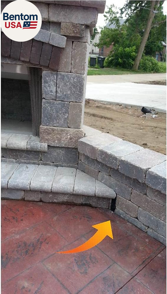 Universal Retaining Wall Block Drain 3-Pack (Grey)