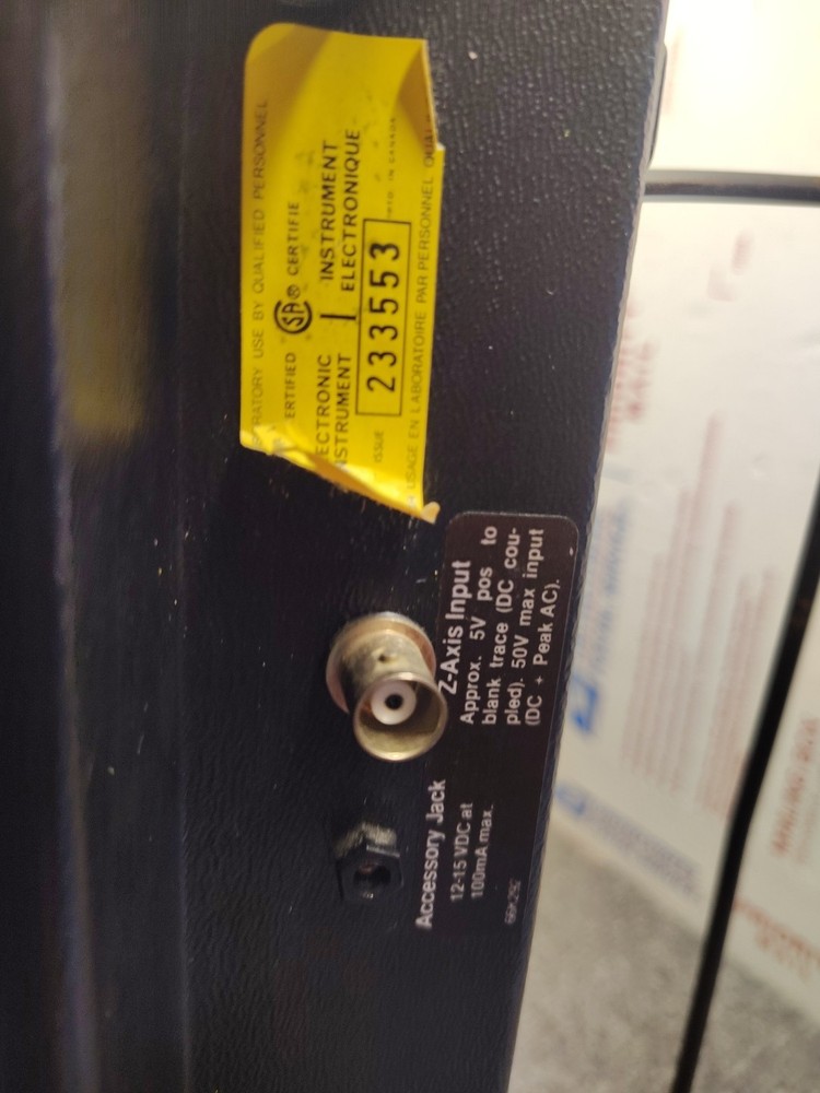 Sencore Model SC-61 Oscilloscope / Waveform Analyzer - Works. See Description