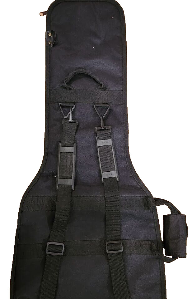 Fender Soft Side Gig Case Padded Black Travel Bag Backpack Strap Nice Condition