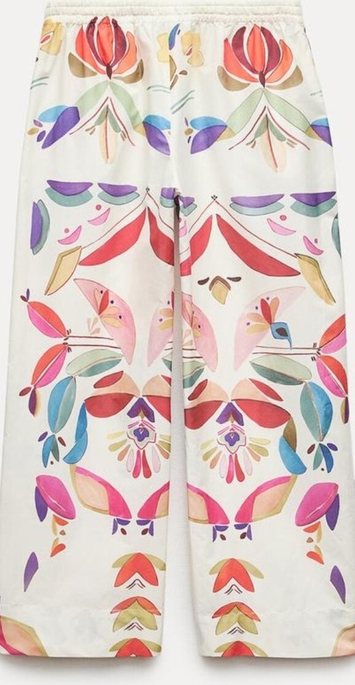 ZARA Printed Trousers Size M 2903/047