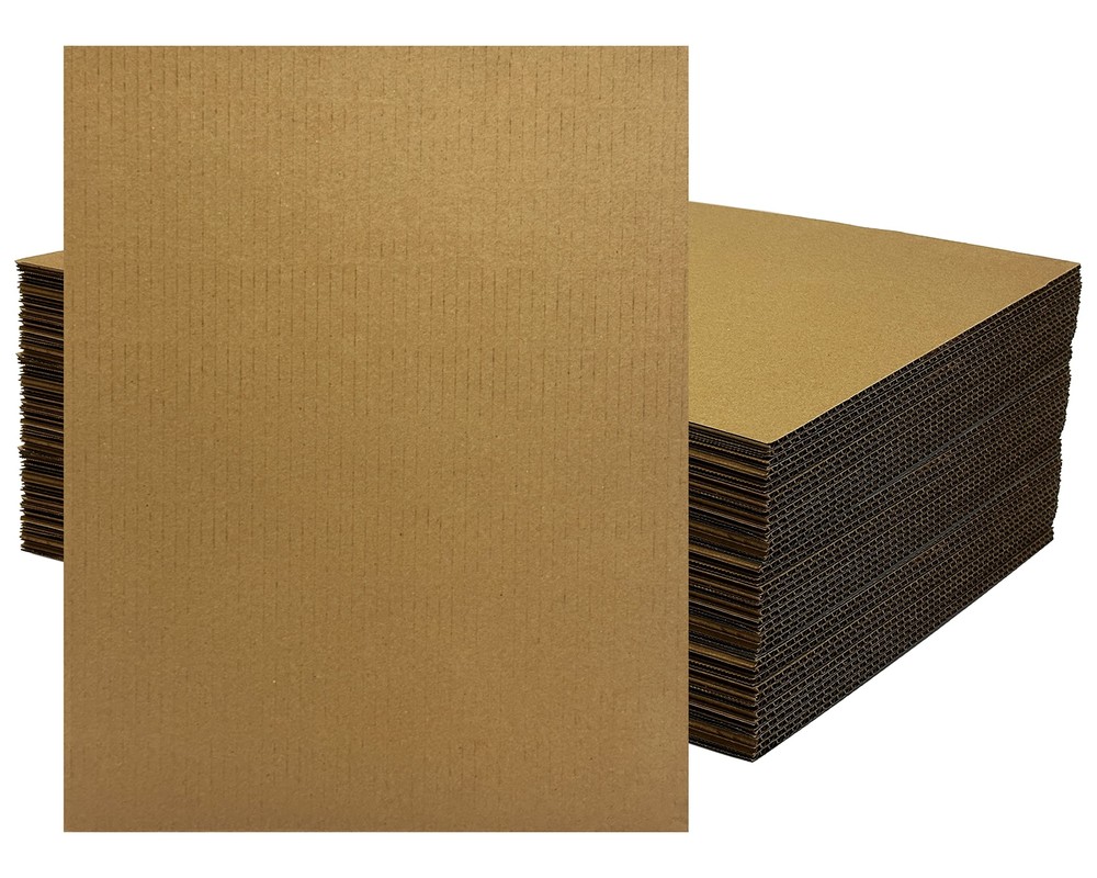 Corrugated Cardboard Sheets 4mm - 3/16" for Mailing, Arts and Crafts & Packaging
