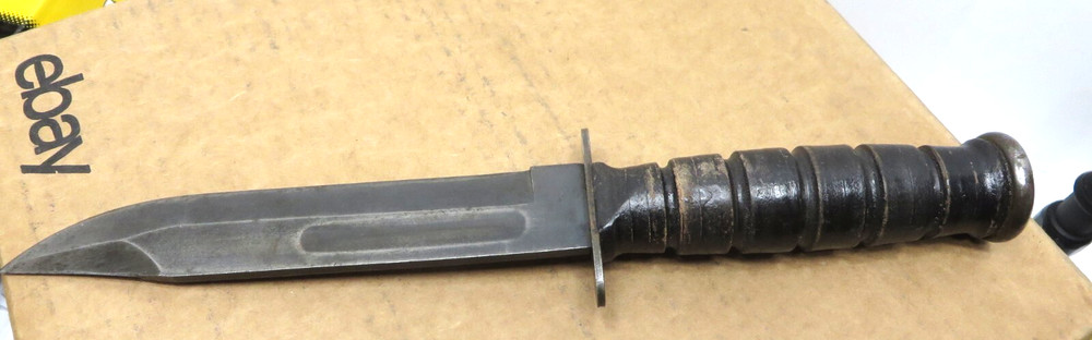 Camillus WW11 Knife, Stacked Leather