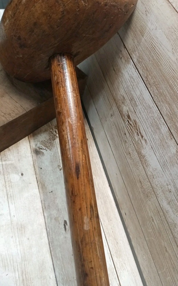 Primitive Solid Wood Mallet 18x6 28oz