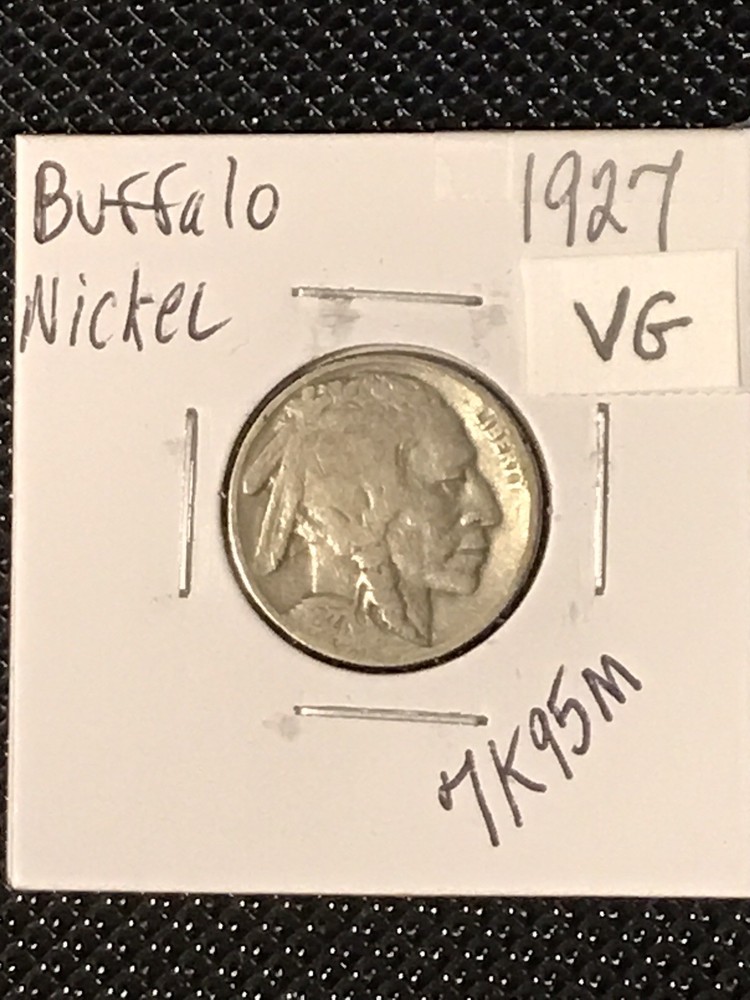 1927 Buffalo Nickel  VG