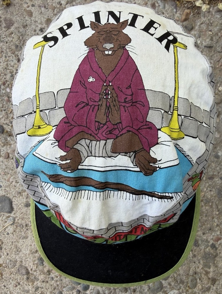 Very Rare Original 1990  Mirage Studios TMNT Painters Hat  -Splinter-