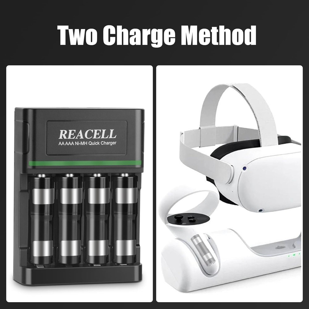 Rechargeable Controller Battery Compatible for Oculus Quest 2 Controller