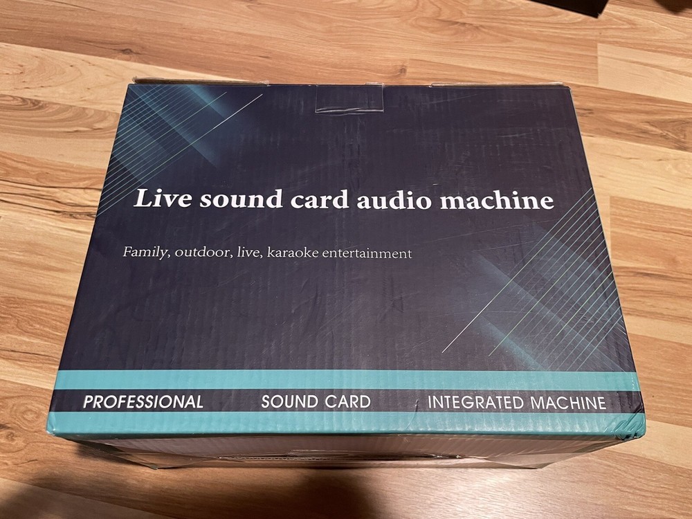 SINWE Karaoke Machine, Rechargeable Bluetooth PA Speaker System With 2 Mics