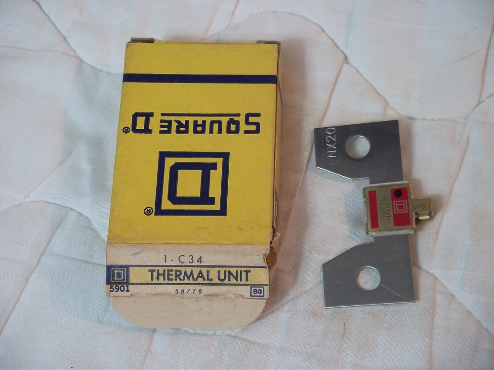 NIB Square D C34 Overload Relay Thermal Unit
