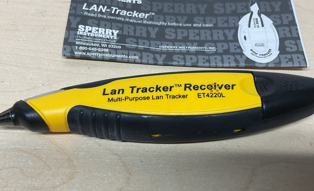 Sperry Instruments Multi-Purpose LAN tracker ET4220L Coaxial Ethernet tracker