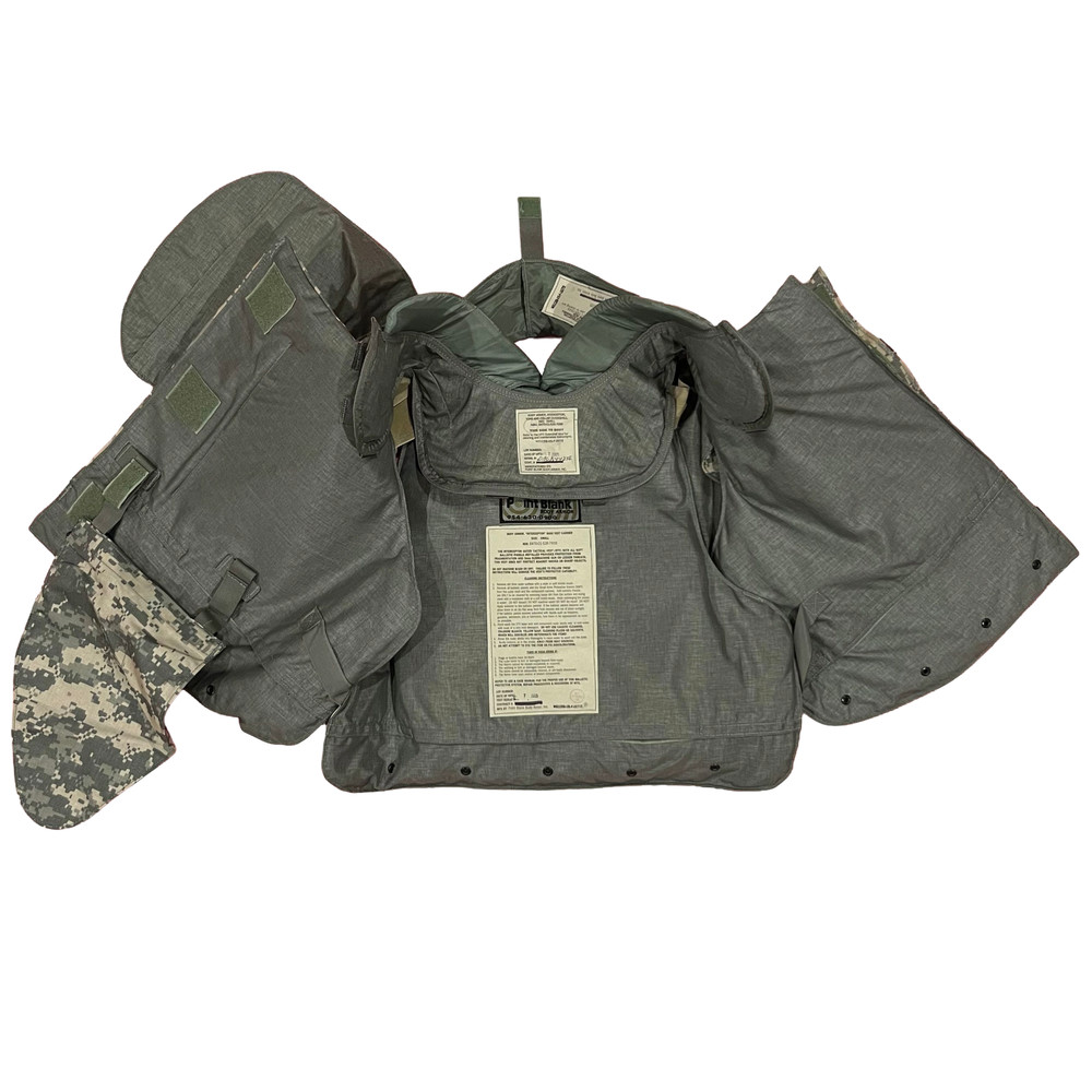 ACU protector Base Protective Vest Plate Carrier w/ Soft Armor Inserts Small