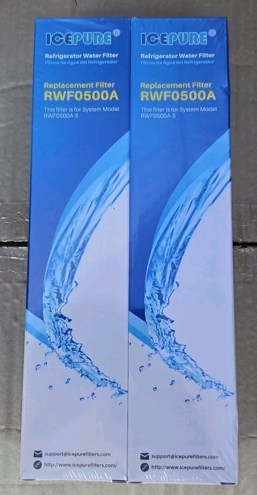 ICEPURE 4396508 Refrigerator Water Filter Replacement for ED Filter 5 - 2 Pack