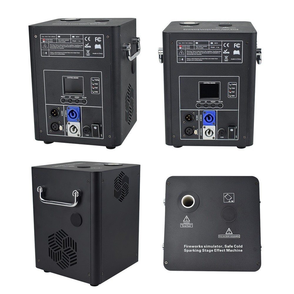 750W Cold Spark Machine Firework Machine DMX DJ Wedding Stage Effect Machine
