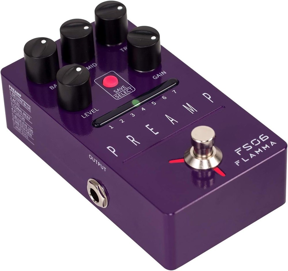 Powerful Preamp Pedal with Cabinet Simulation
