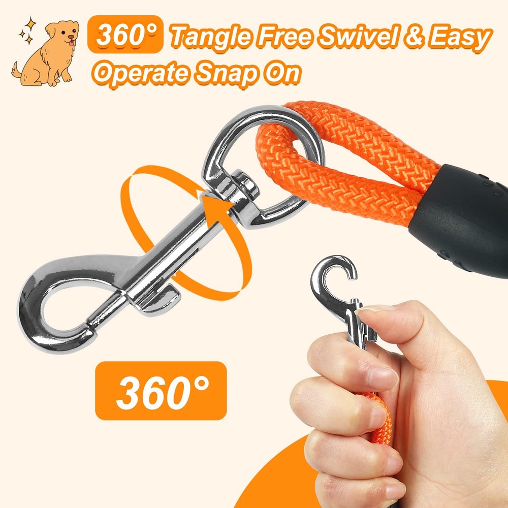 Floating Long Dog Leash, 32FT Long Leash for Dog Training, Lightweight Check ...