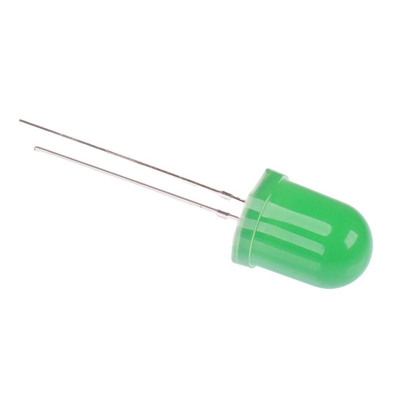 10 X Vert Pur 10mm Diffusée Rond LED 120° 3000mcd