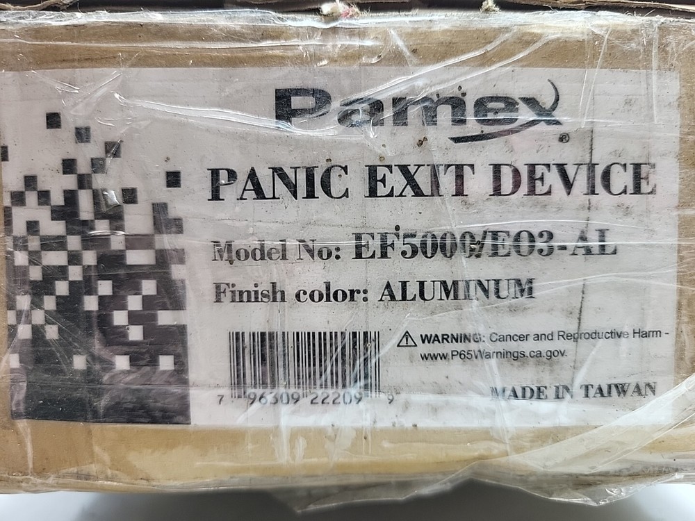 Pamex Fire Rated Grade 1 Commercial 32"- 36" Width Rim Exit Device EF5000/E03-AL