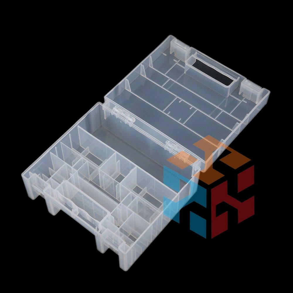 Plastic Battery Box Storage Case Holder Organizer for AA AAA C D 9V Batteries
