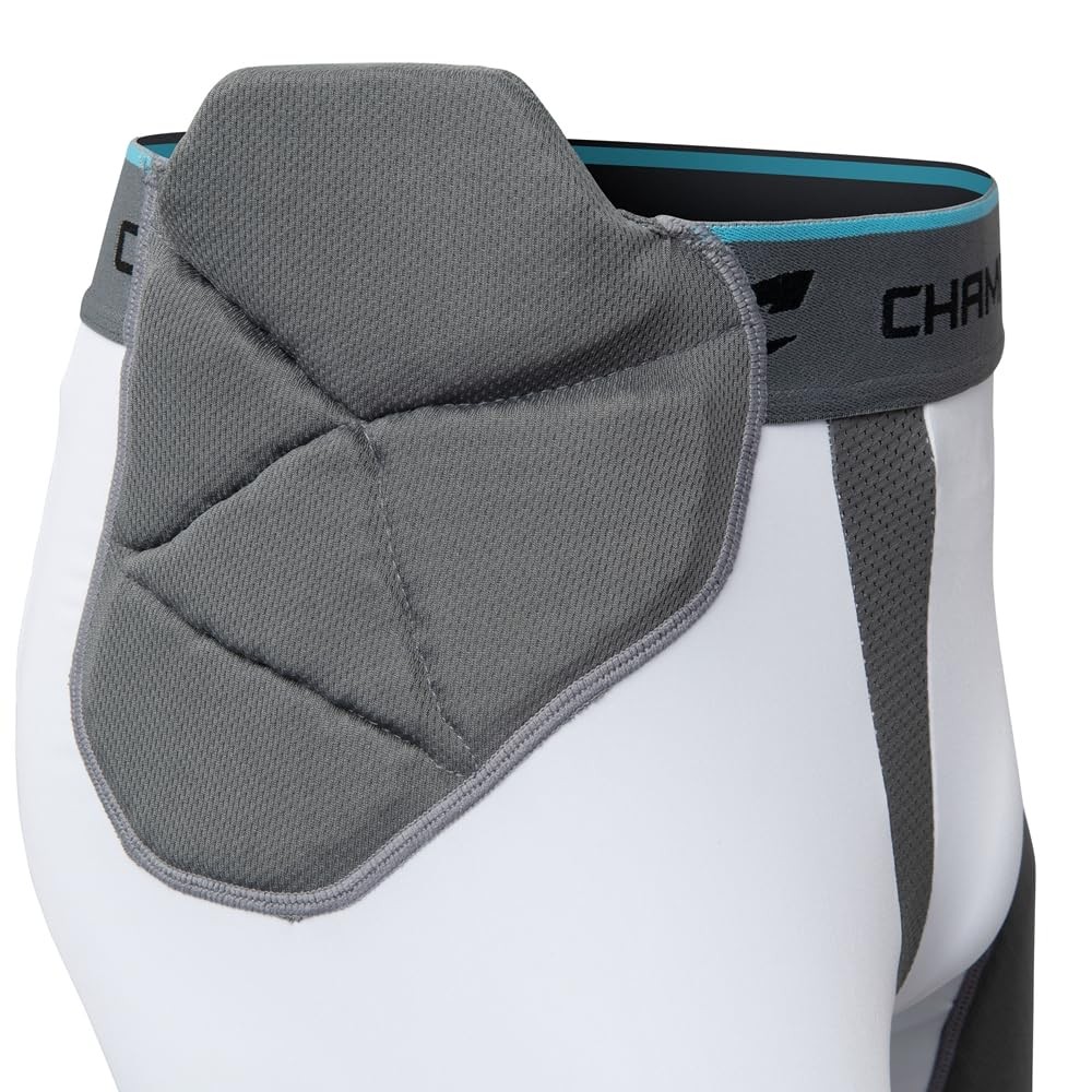 Champro Tri Flex 7 Pad Girdle Medium White Compression Gear With Cup Pocket