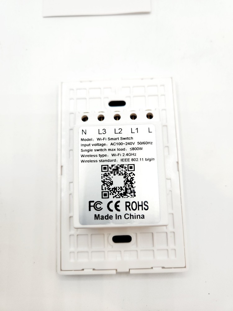 WiFi Smart Light Switch Glass Panel