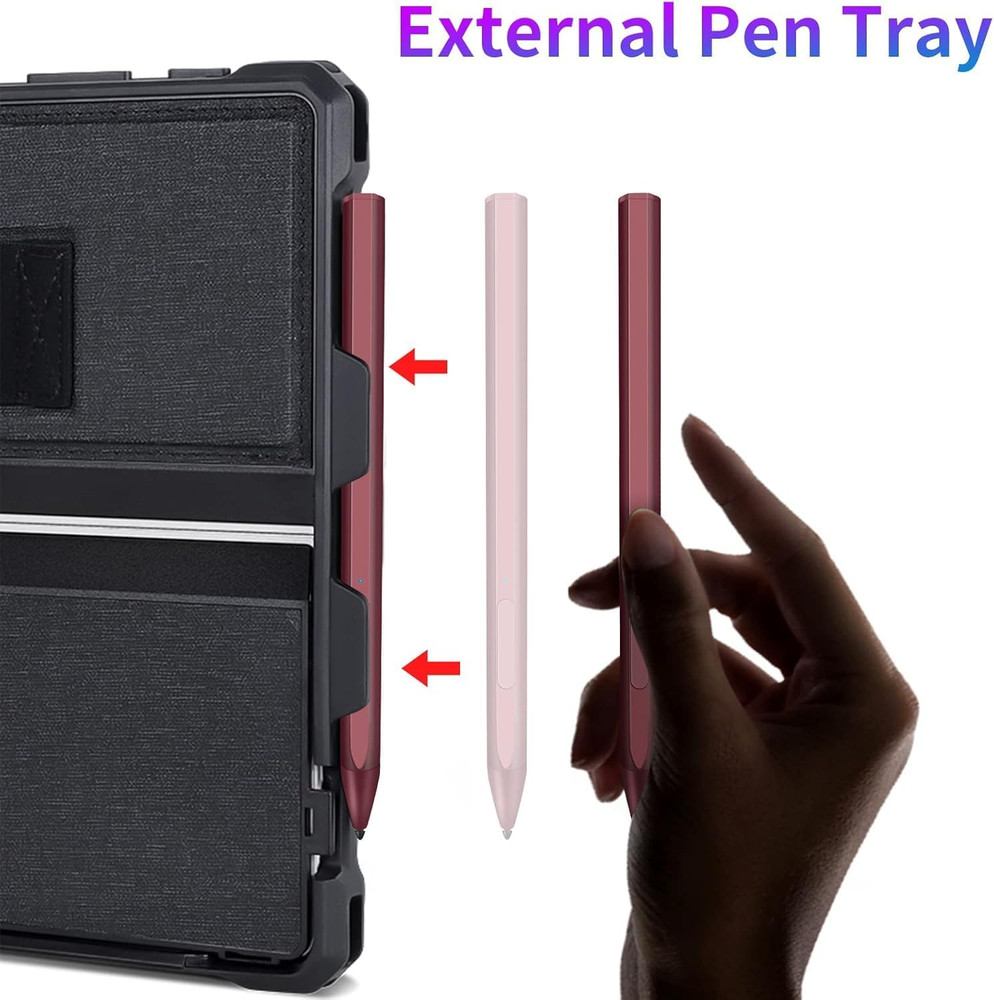 Case for 12.3" Microsoft Surface Pro 7+/7/6/5/4/LTE Protective Rugged Cover Case