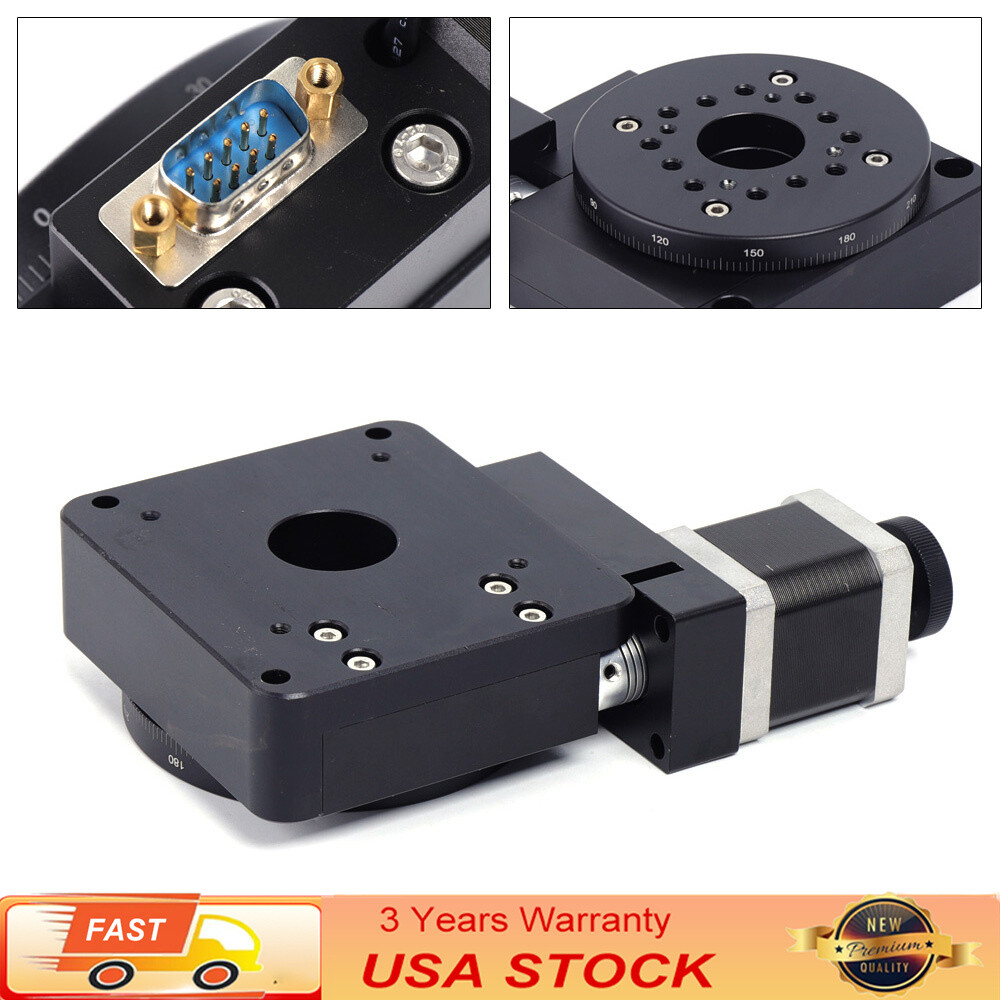 360° Motorized Rotary Stage Electric Rotating PlatFitm  Optical Motorized Stage