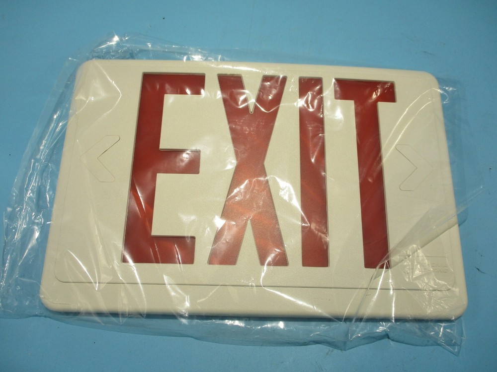 NEW LUTHONIA LHQM LED R M6 EXIT COVER 4ZDA6