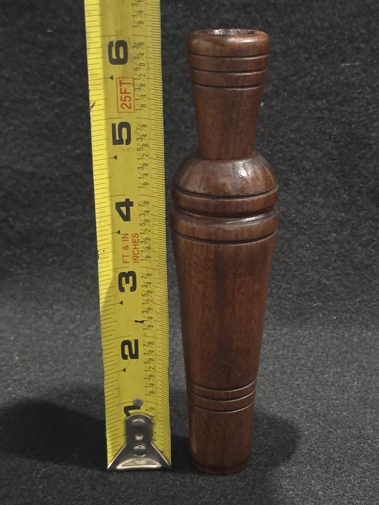 Older Duck Call Unknown Maker - Ark Style Insert w/Black Mylar Reed @12