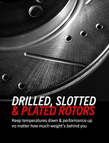 Power Stop JBR1597XPR Rear Evolution Performance Drilled, Slotted & Plated