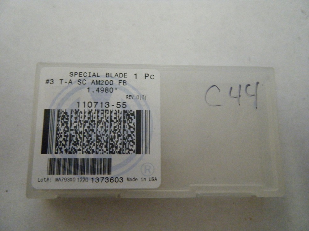 AMEC 110713-55 SPADE DRILL INSERT 1.4980"