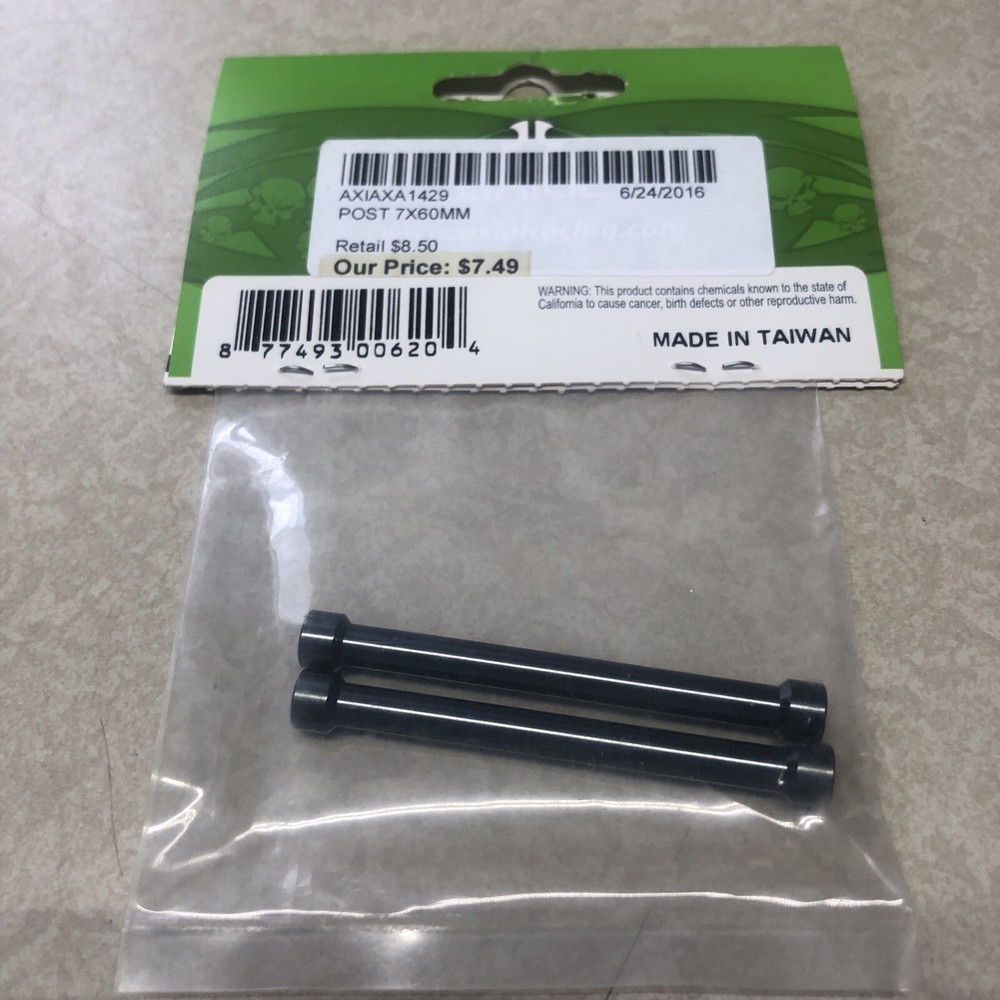 [FR] Axial Post 7x60mm Grey (2) - AXA1429