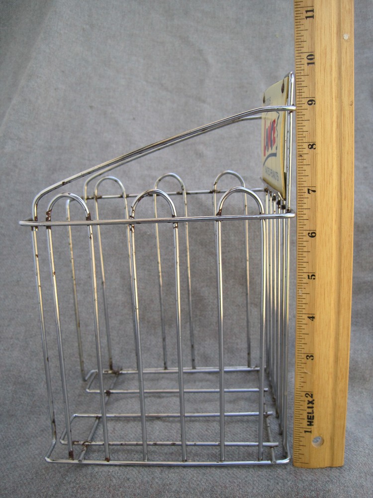 VINTAGE LANCE SALTED PEANUTS HEAVY WIRE STORE DISPLAY RACK STAND