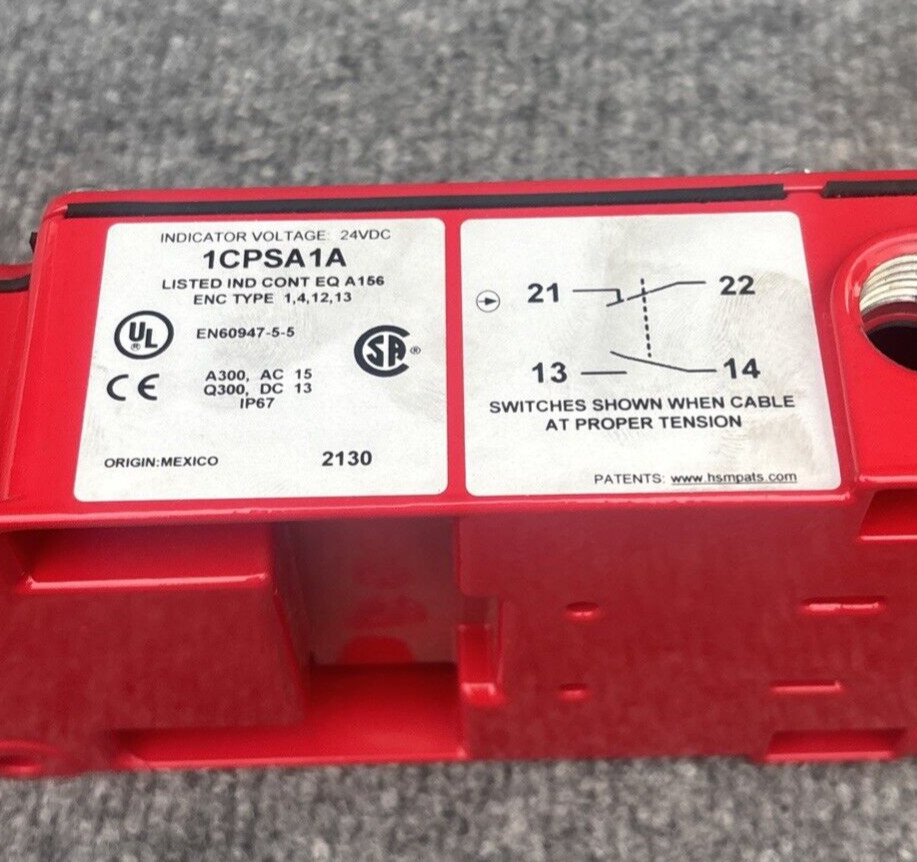 HONEYWELL 1CPSA1A CABLE PULL MICRO SWITCH New Other