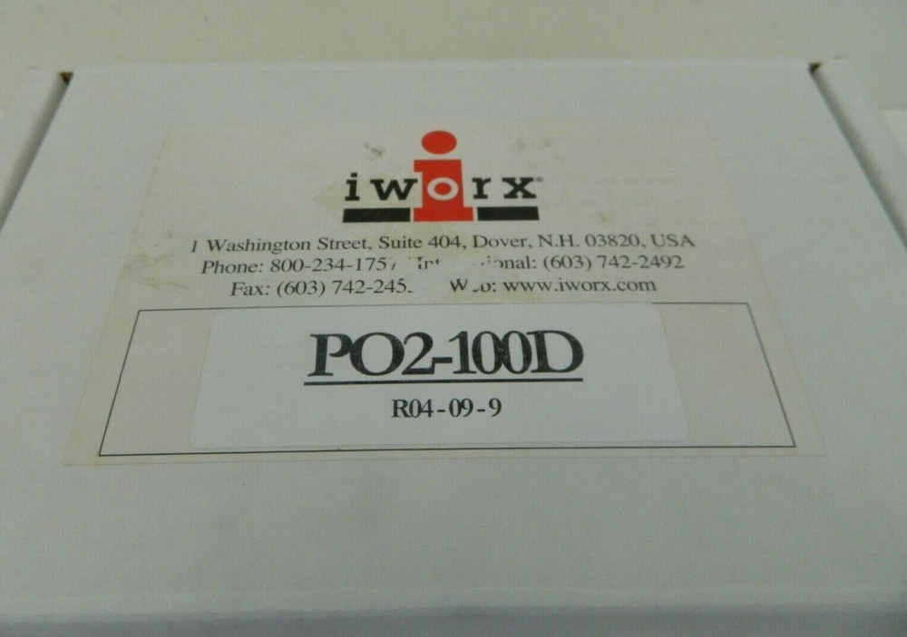 iWorx Systems Inc. PO2-100D Pulse Oximeter Sensor